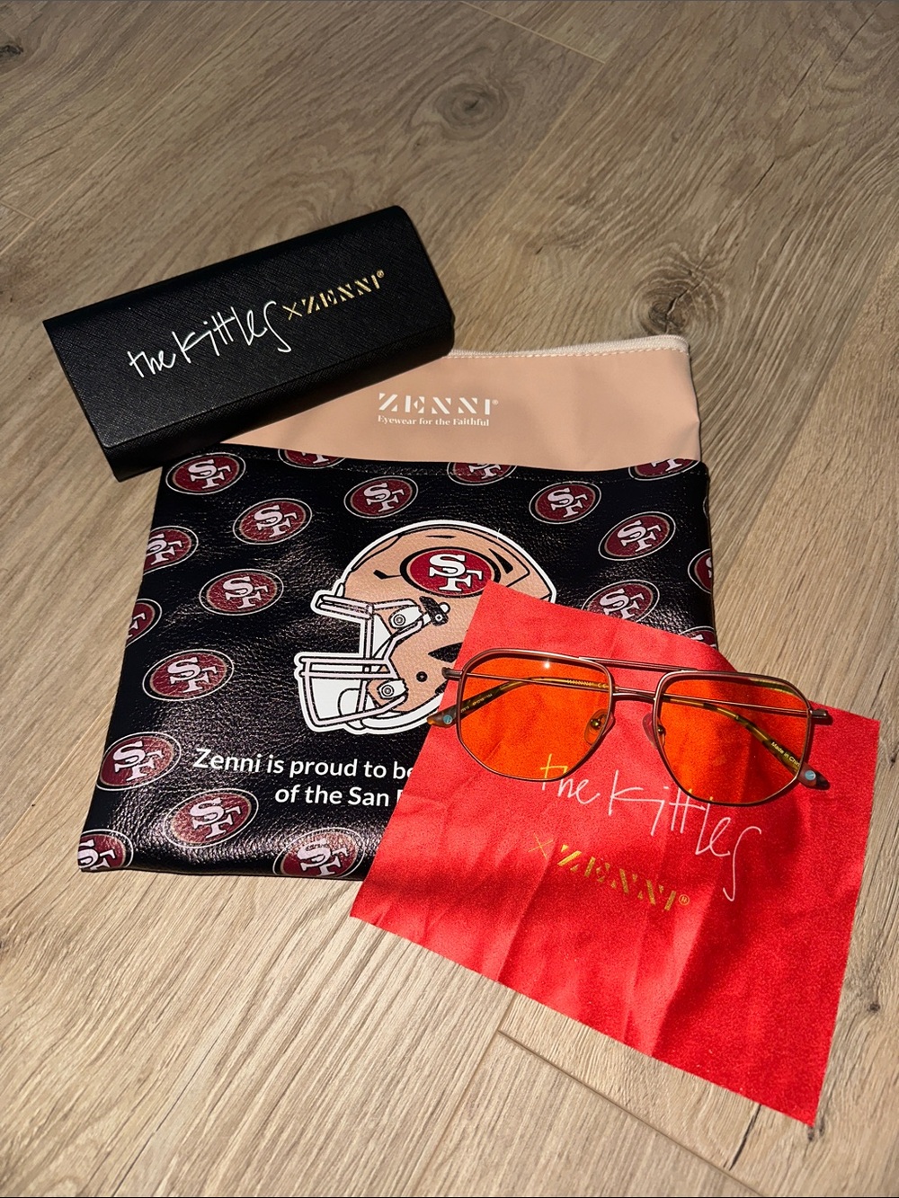 Zenni x The Kittles San Francisco 49ers Glasses